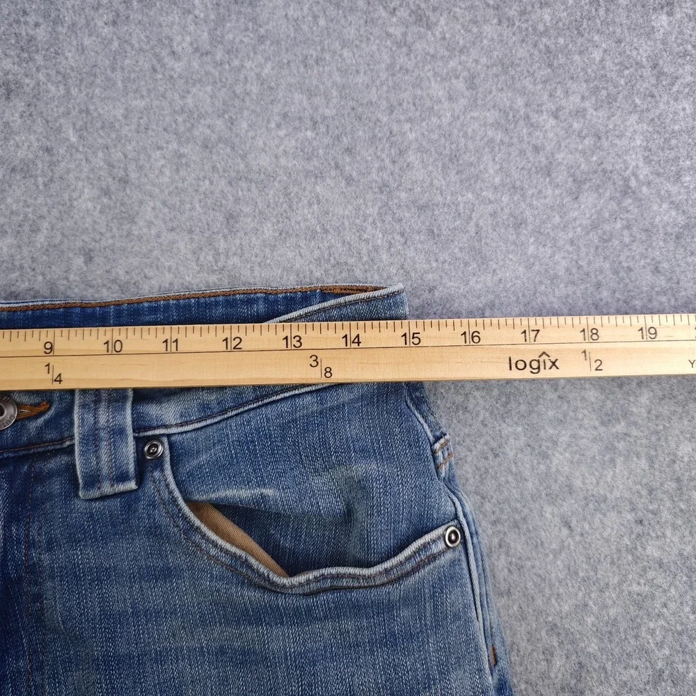 Duluth Ballroom Double Flex Jeans Mens 30x30 Blue Light Wash Denim Stretch‎